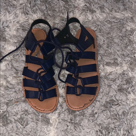Blue and brown Sandals from Ross. - Picture 1 of 2